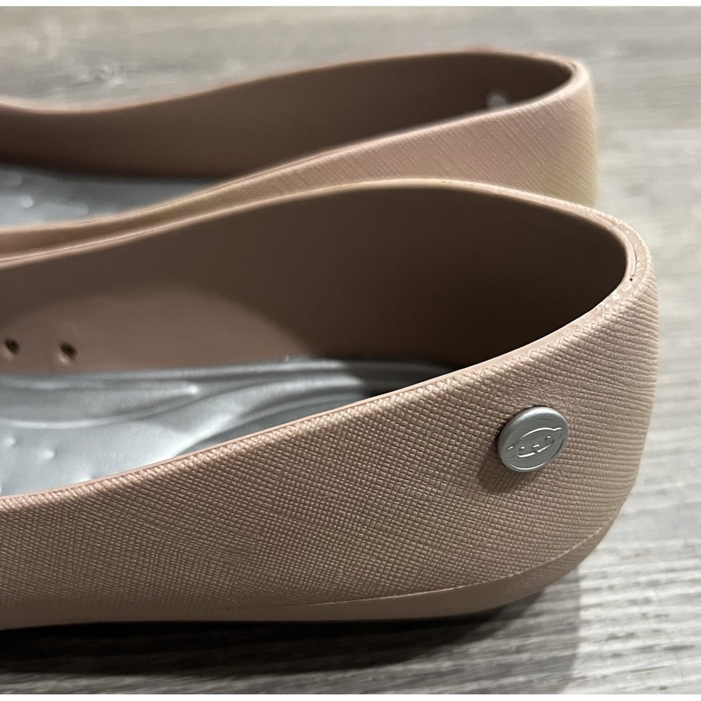 Monobo Flats Women's 9 Nude Color Ballet Flats‎ Round Toe Comfort Slip-On Shoes - Picture 9 of 9